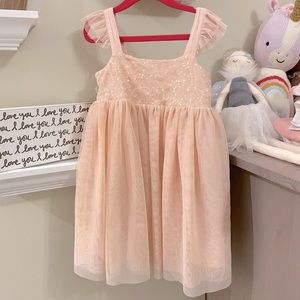 Pink tulle sparkle dress sz 4T Children’s Place